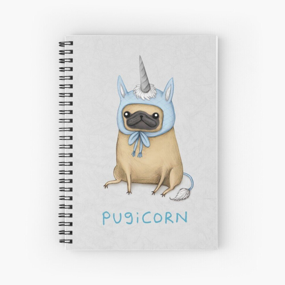 Spiral Notebook Pugicorn - Fawn A5 120 Pages-image-OPC-PBVV8R5-NEW
