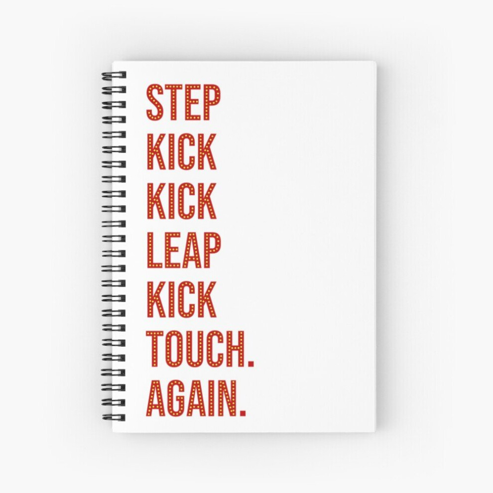 Spiral Notebook A Chorus Line Choreography Broadway A5 120 Pages-image-OPC-PBVV99P-NEW