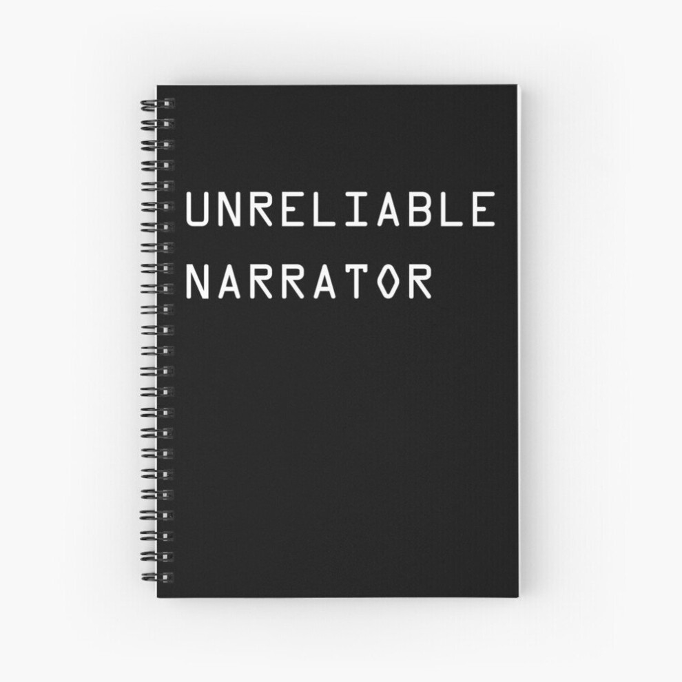 Spiral Notebook Unreliable Narrator A5 120 Pages-image-OPC-PBVV9PQ-NEW