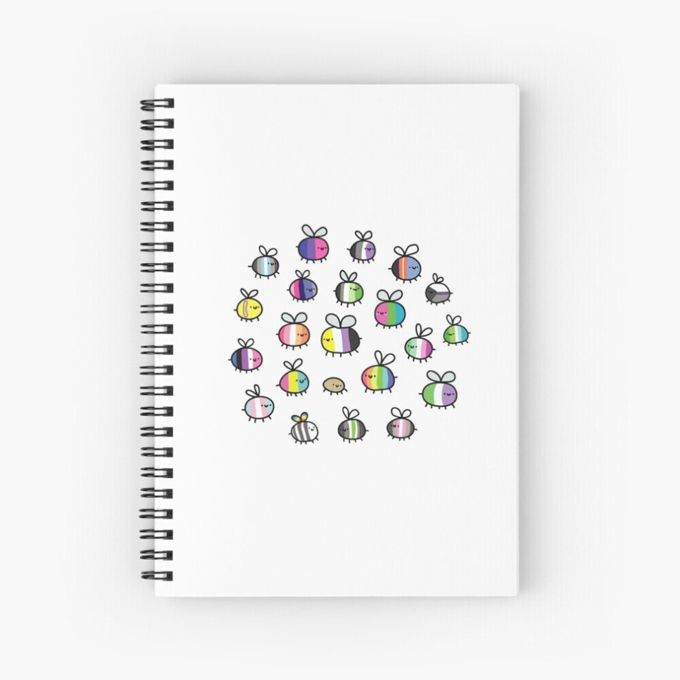 Famgem Spiral Notebook Bees A5 120 Pages