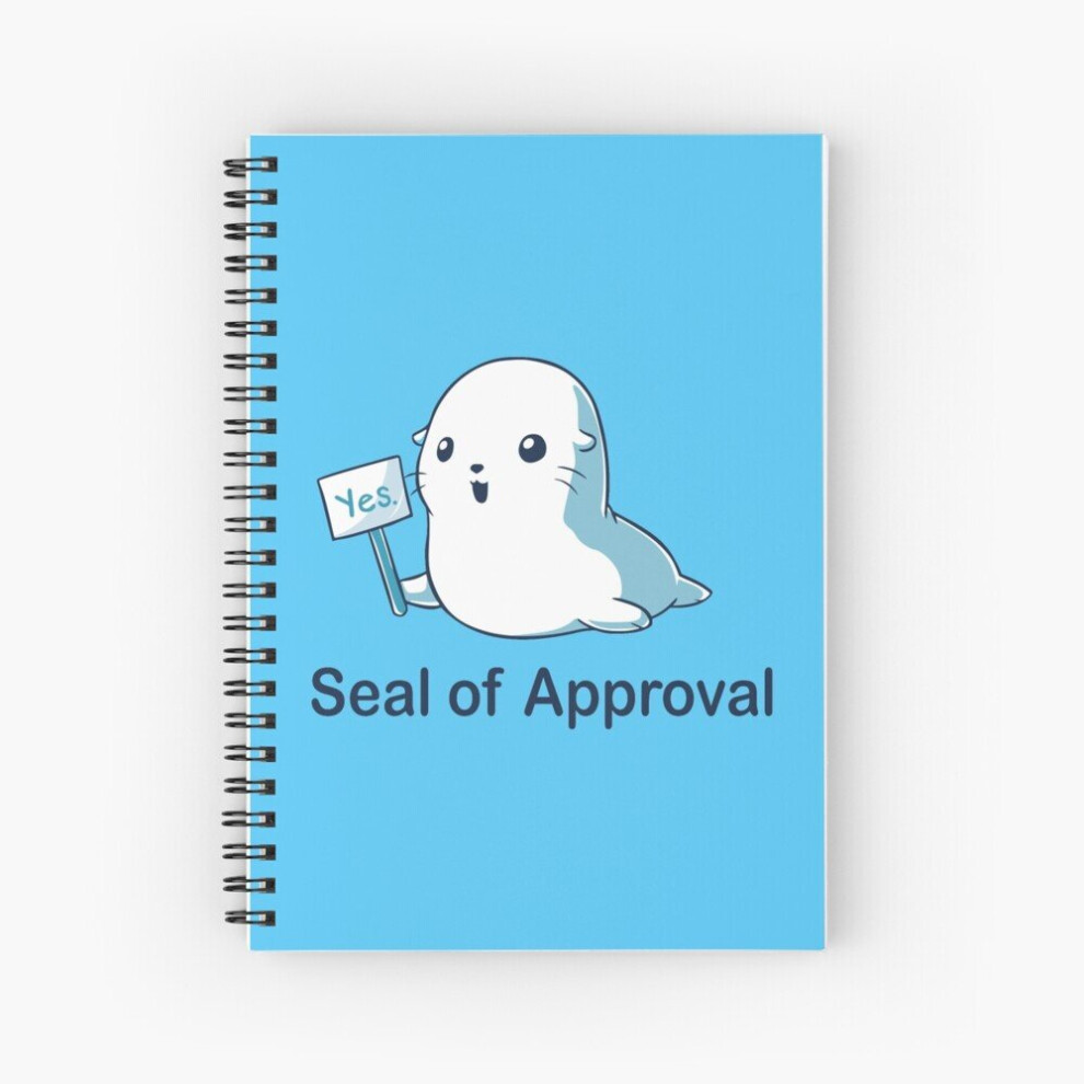 Photos - Notebook Spiral  Seal of Approval A5 120 Pages
