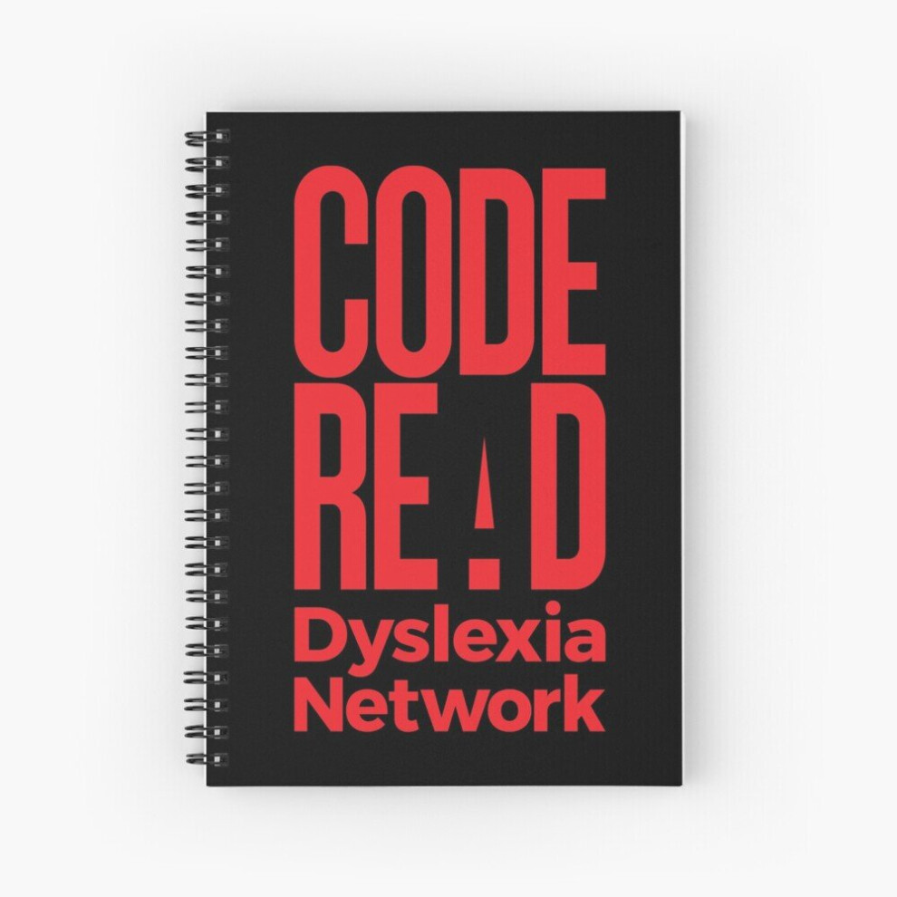 Spiral Notebook Code Read Dyslexia Network A5 120 Pages-image-OPC-PBVVB8R-NEW