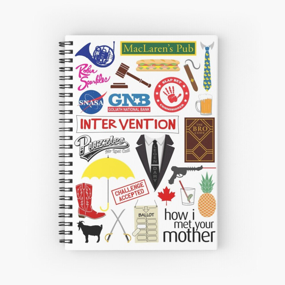 Spiral Notebook How I Met Your Mother A5 120 Pages-image-OPC-PBVV6DB-NEW