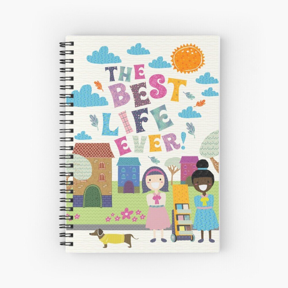 Spiral Notebook THE BEST LIFE EVER  A5 120 Pages-image-OPC-PBVVBCP-NEW