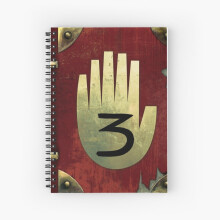 Spiral Notebook Gravity Falls Journal #3 A5 120 Pages