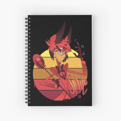 Spiral Notebook hazbin hotel A5 120 Pages