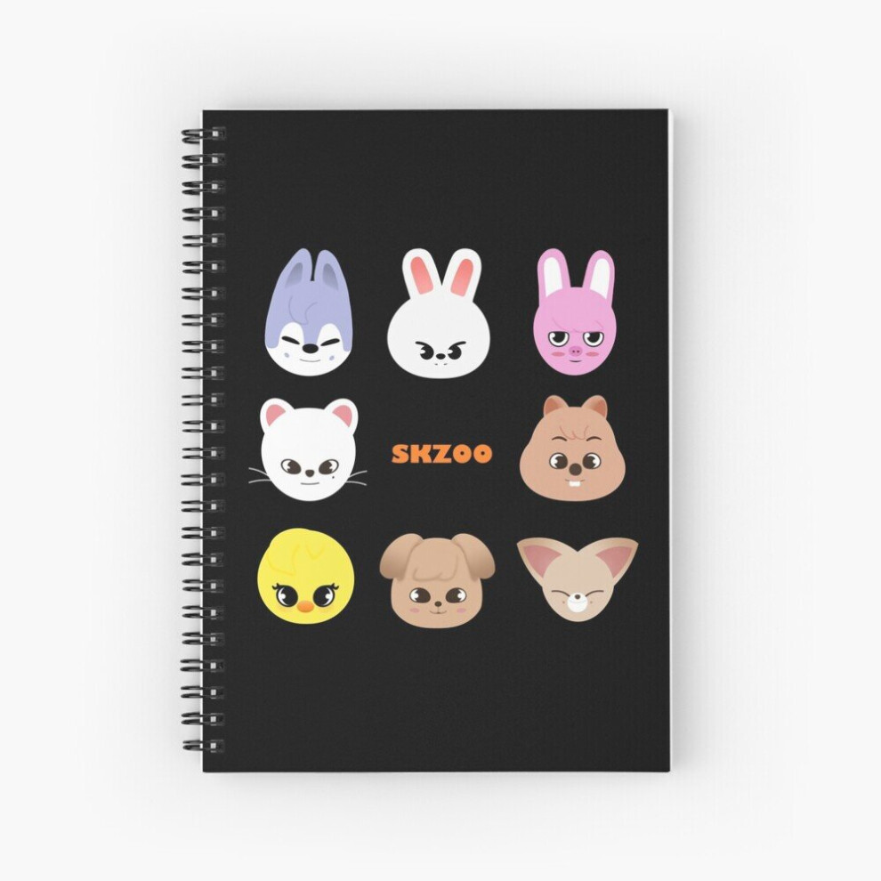 Spiral Notebook SKZOO Stray Kids A5 120 Pages-image-OPC-PBVVCHG-NEW