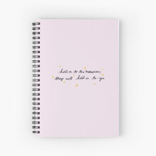 Spiral Notebook hold on to the memories - taylor swift A5 120 Pages