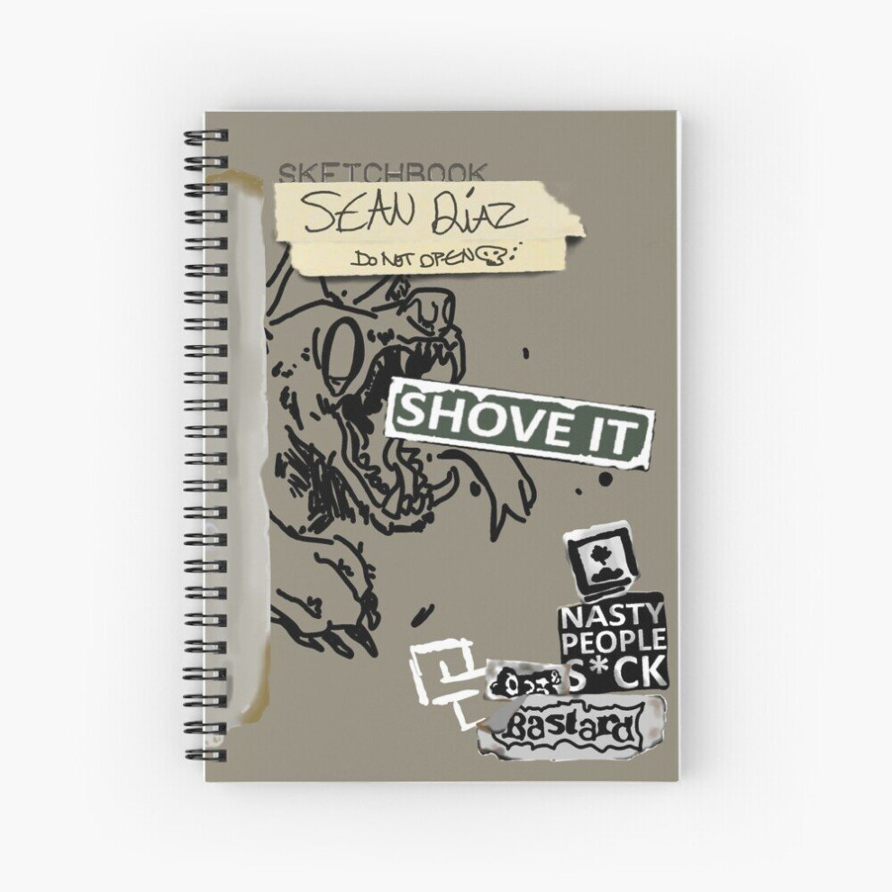 Spiral Notebook Sean's Sketchbook ( Life is Strange 2 ) A5 120 Pages