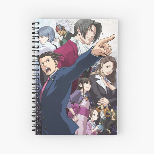 Spiral Notebook Ace Attorney A5 120 Pages
