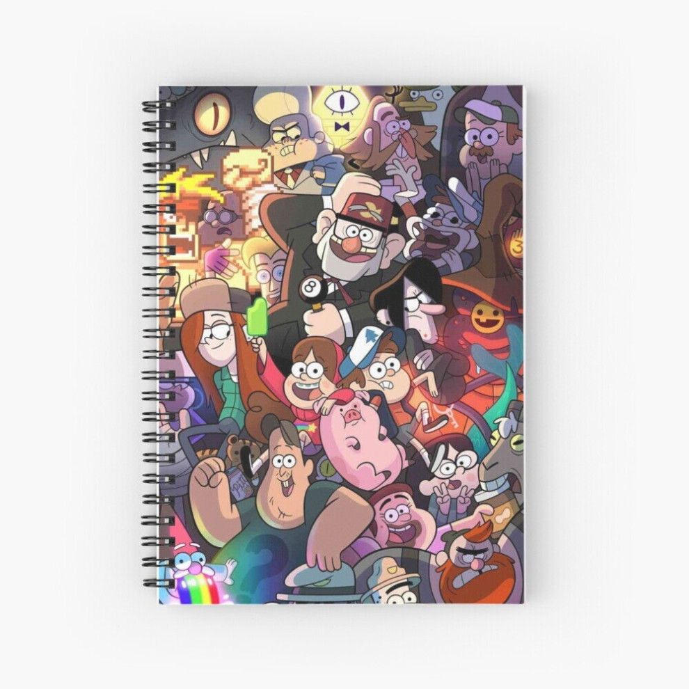 Spiral Notebook Gravity Falls A5 120 Pages