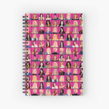 Spiral Notebook Real Housewives All Stars A5 120 Pages