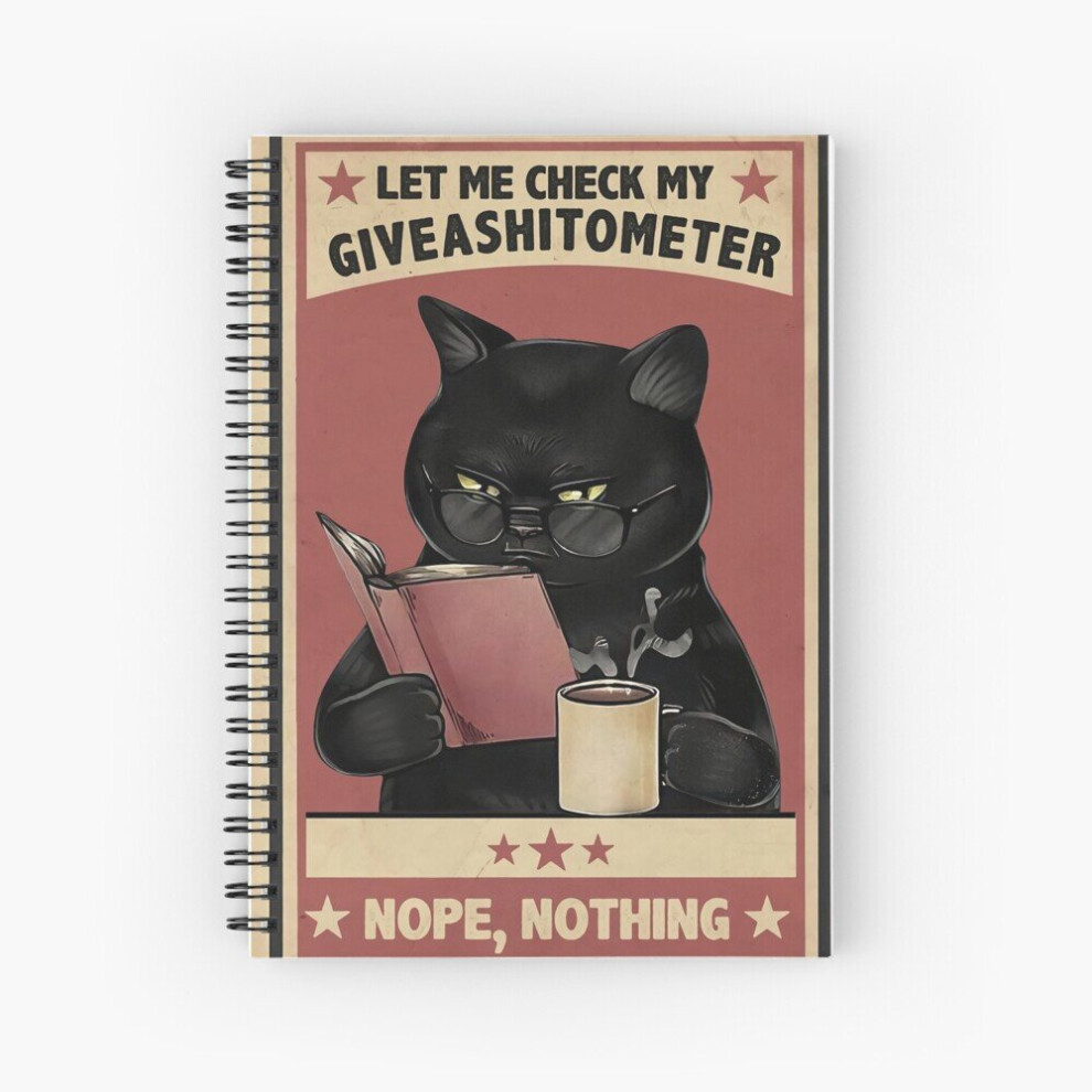 Spiral Notebook Read Book Meter A5 120 Pages-image-OPC-PBVVFCC-NEW