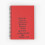 Spiral Notebook BUCKY BARNES TRIGGER WORDS A5 120 Pages 1