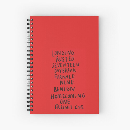 Spiral Notebook BUCKY BARNES TRIGGER WORDS A5 120 Pages
