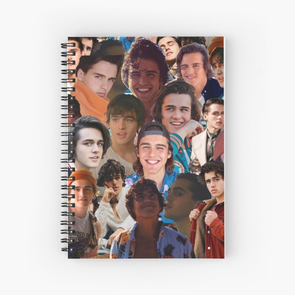 Spiral Notebook Charlie Gillespie Photo Collage A5 120 Pages-image-OPC-PBVVBJV-NEW