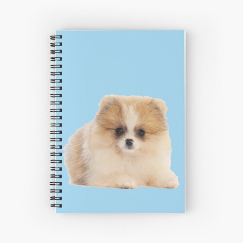 Spiral Notebook Pomeranian Puppy Dog A5 120 Pages on OnBuy