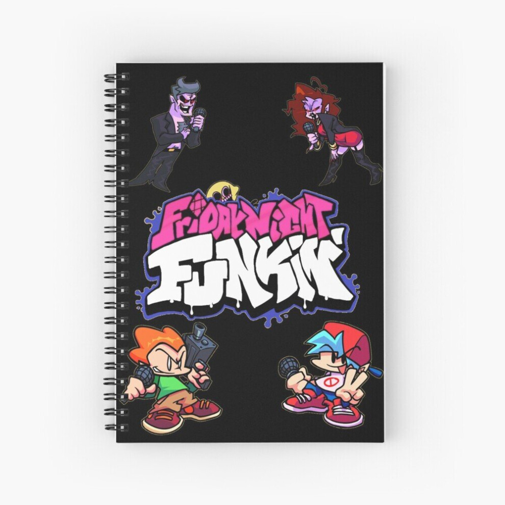 Photos - Notebook Spiral  The Friday Night Funkin Crew A5 120 Pages