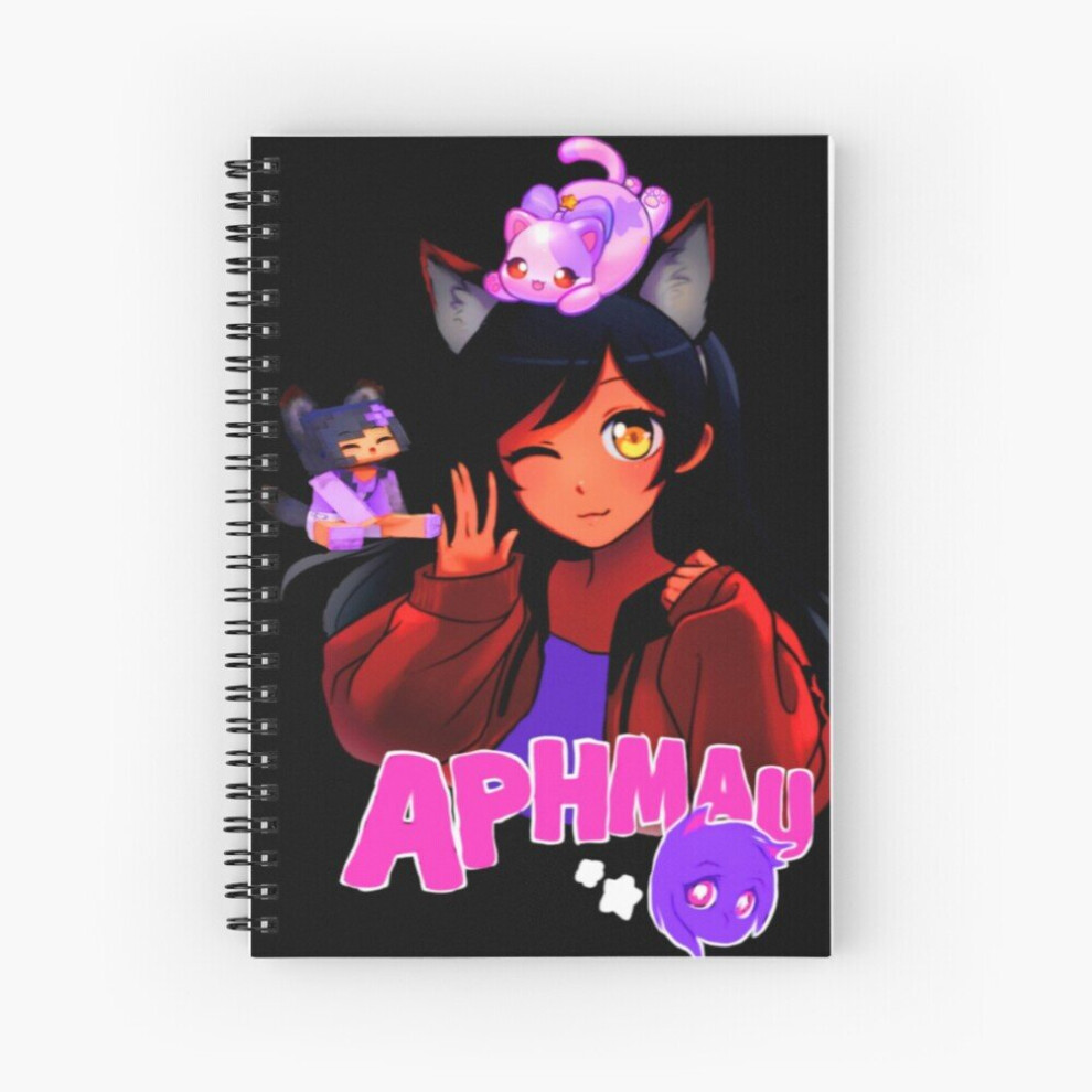 Spiral Notebook Aphmau Minecraft A5 120 Pages