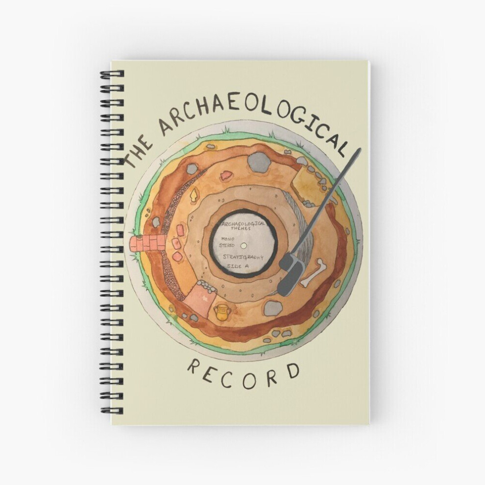 Spiral Notebook The Archaeological Record A5 120 Pages