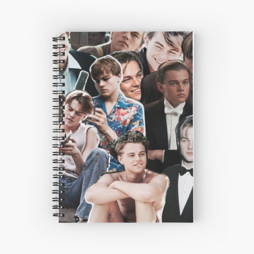 Spiral Notebook Leonardo Dicaprio Collage A5 120 Pages-image-OPC-PBVVGH6-NEW