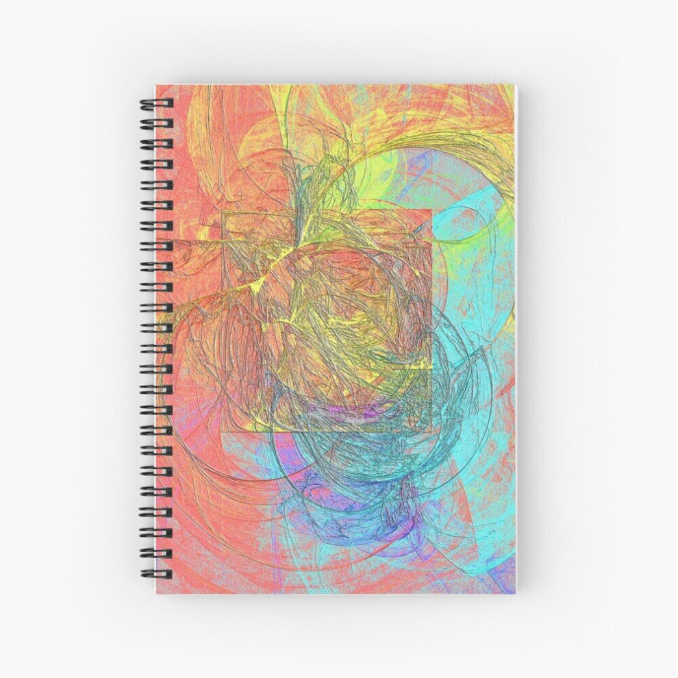 Spiral Notebook Abstract A3 A5 120 Pages