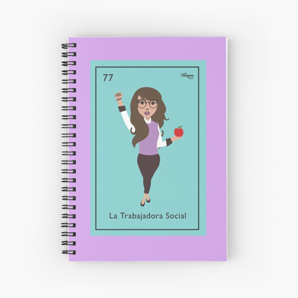 Photos - Notebook Spiral  La Trabajadora Social No Apple A5 120 Pages