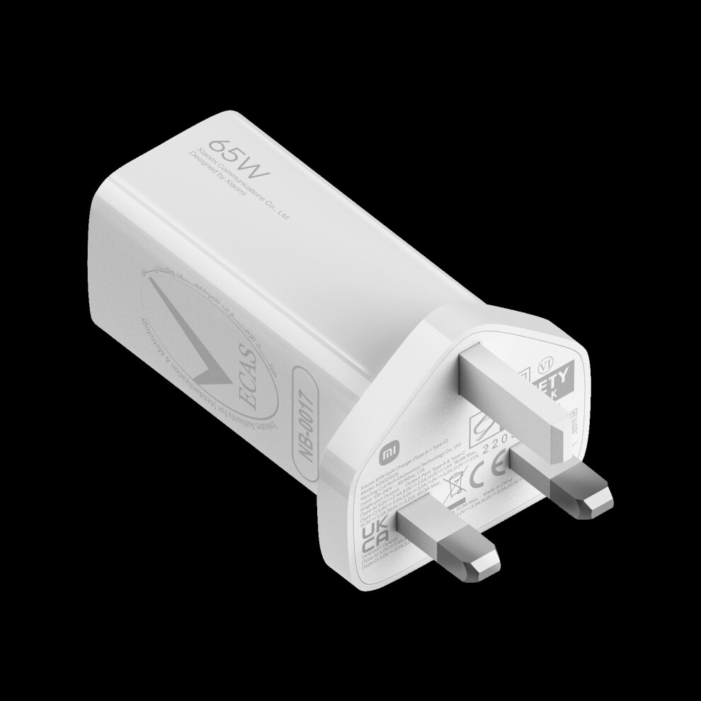 Xiaomi 65W GaN Charger (Type-A + Type-C) White General