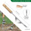 Manual Weeding Tool, 2 Pieces Handheld Weeder Dandelion Removal Tool, Garden Weed Puller with Non-Slip Handle 4