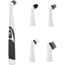Electric Cleaning Brush, Oscillating Cleaning Tool, Cordless Super Sonic Power Scrubber with 4 Heads for Bathroom, Tub, Wall Tile and Kitchen