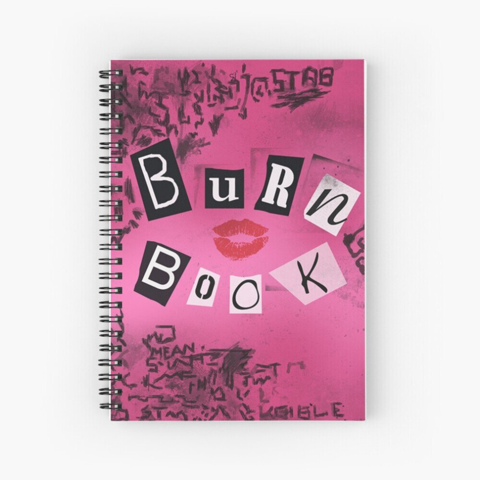 Spiral Notebook Mean Girls - Burn Book A5 120 Pages