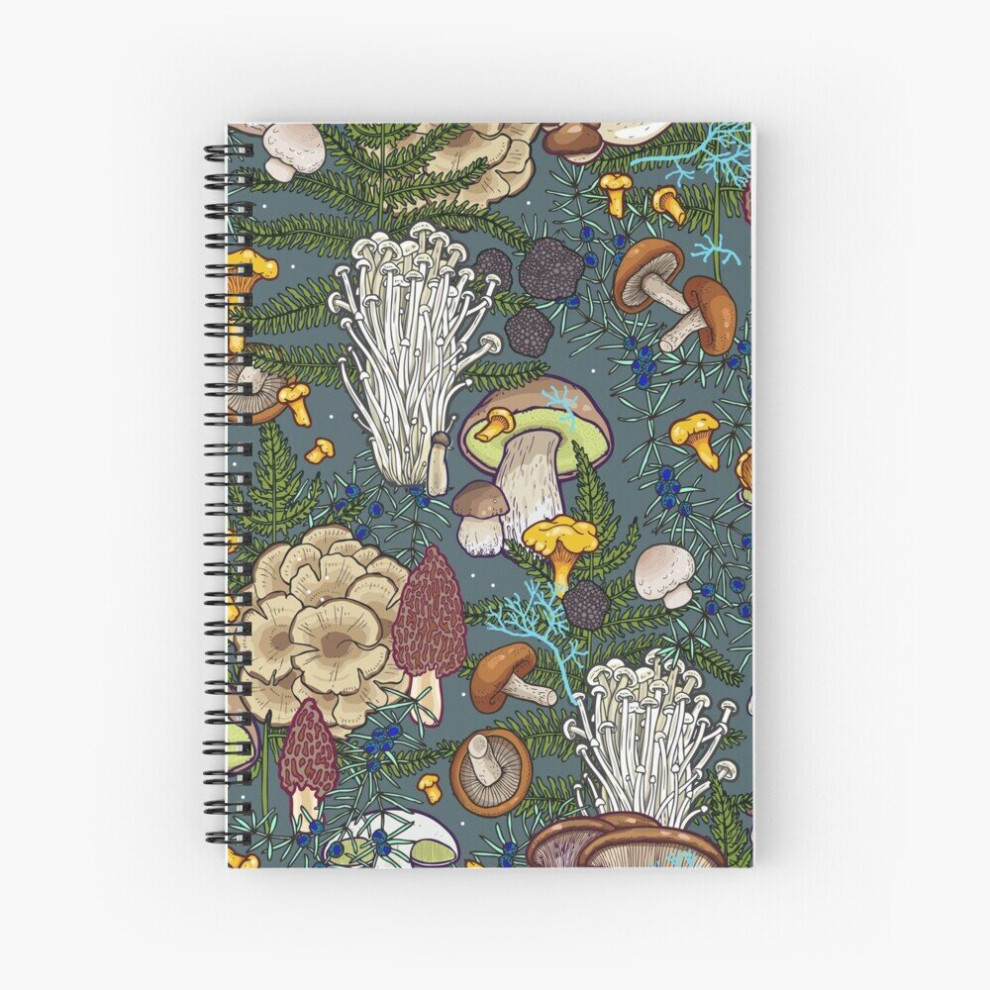 Photos - Notebook Spiral mushroom forest A5 120 Pages