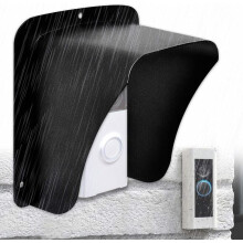 Doorbell Cover, Waterproof Metal Cover Wireless Doorbell for Video Camera, Button Chime, Ring Wireless Doorbell