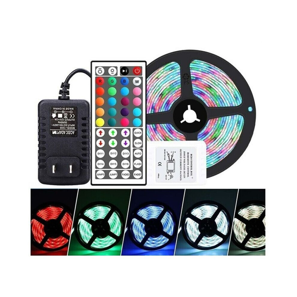 20M LED strip, waterproof Multicolor RGB LED strip with 44-key remote control - colored