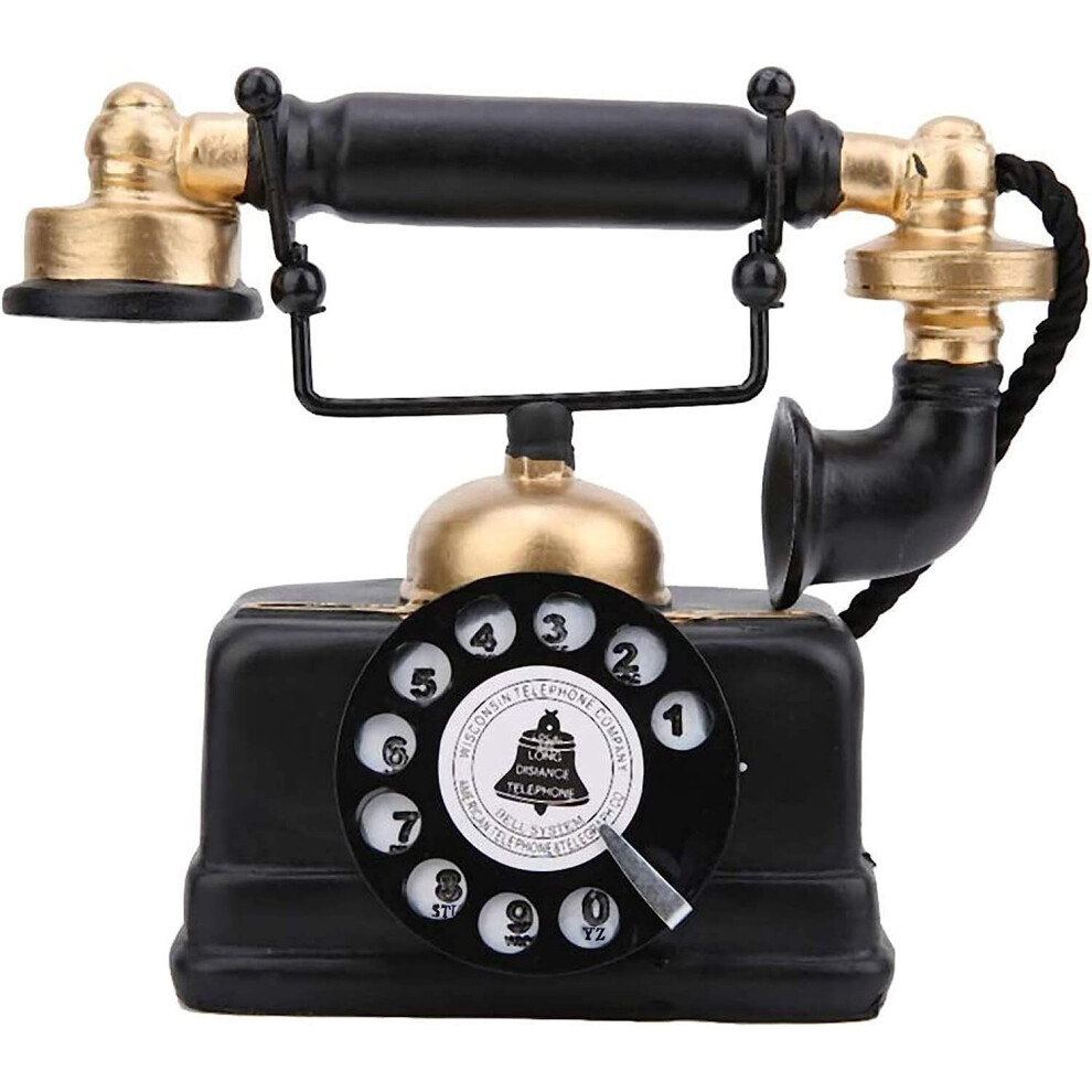 Retro Landline Telephone Antique Telephone Landline Telephone Vintage Corded Telephone Home Office Decor Ornament