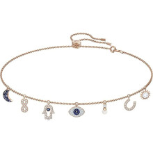 Women's Symbolic Evil Eye Crystal Jewelry Collection (Charm Necklace)