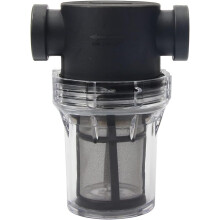 1/2" Hose Filter, Inline Water Filter with 100 Mesh Stainless Steel Filter, High Flow Water Filter for Garden Irrigation