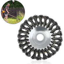 Round Brush Cutter Weed Brush Heavy Duty Cone Weed Killer 8"