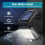 56 LED Motion Sensor Solar Light - IP65 Waterproof, 120-degree Flood Illumination, 5m Cable, Split Solar Panel Design 6