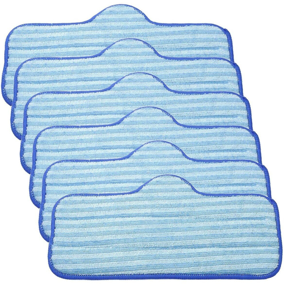 Kits of 6 Microfiber Pads for Dupray Neat Steam, for a Clean Steam Cleaner