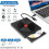External DVD Drive, Portable USB 3.0 and Type C Burner CD/VCD/DVD/CD-ROM Card Reader USB DVD Drive for Windows and Mac IOS Desktop Computer 5