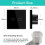 Toggle Switch,Black 2 Gang 2 Way Light Switch with LED Display Light,Tact Switch with Touch Sensor Crystal Glass Panel-No Neutral Wire 3