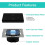 Toggle Switch,Black 2 Gang 2 Way Light Switch with LED Display Light,Tact Switch with Touch Sensor Crystal Glass Panel-No Neutral Wire 4