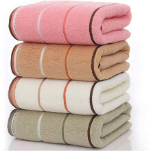 100% Combed Cotton Bath Towel Set - Super Absorbent and Ultra Soft Cotton Spa Towels