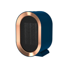 1200W Fan Heater Household Office Quiet PTC Heat Fast Heating Bedroom Safe and Energy Saving - Blue