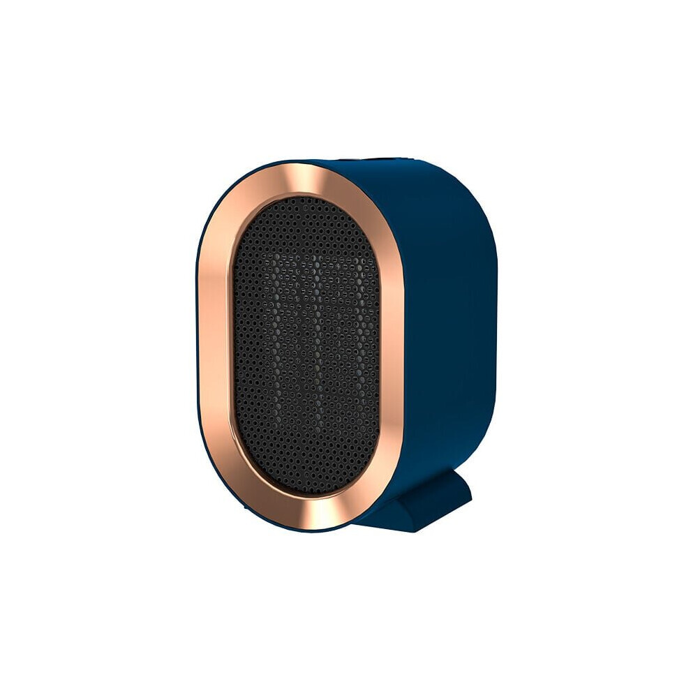 1200W Fan Heater Household Office Quiet PTC Heat Fast Heating Bedroom Safe and Energy Saving - Blue