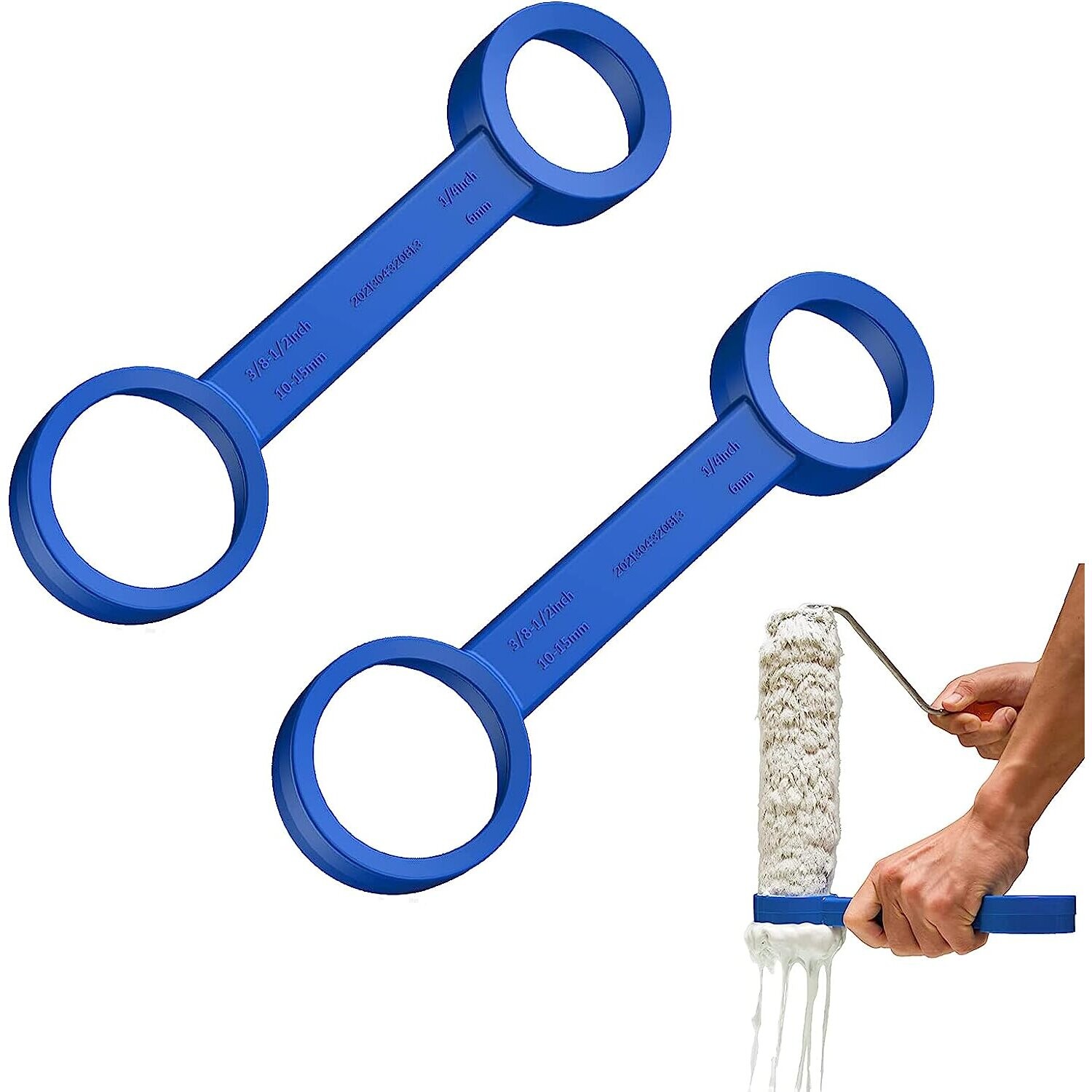 Piece Blue Paint Roller Sleeve Cleaner, Clean A Roller In Seconds