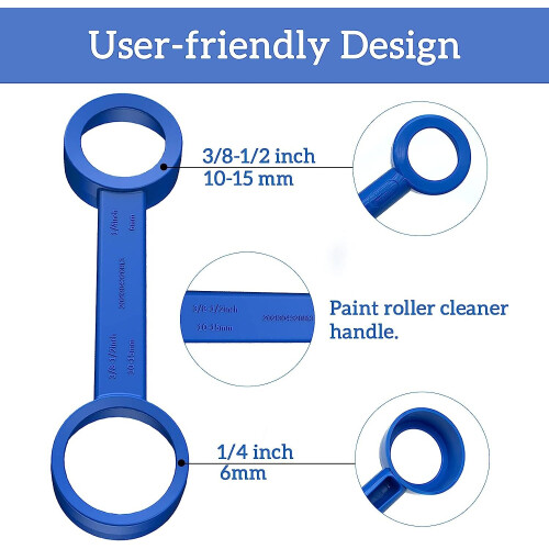 Piece Blue Paint Roller Sleeve Cleaner, Clean A Roller In Seconds