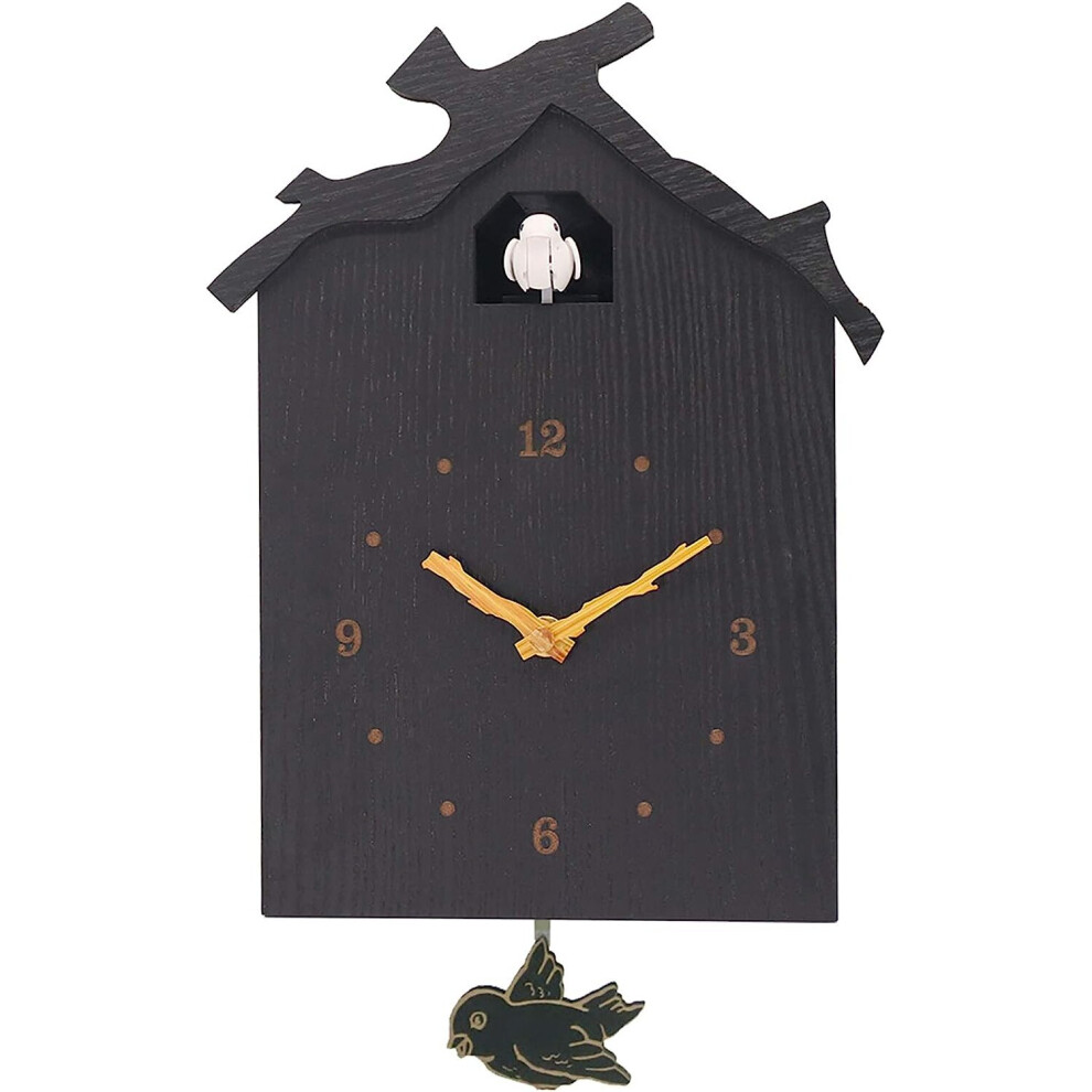Cuckoo Clock, Modern Style Creative Design, Cute Birdhouse Wall Clock, Natural Bird Voice