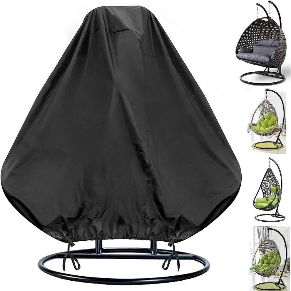 Hanging Egg Cover, Oxford Fabric Outdoor Hanging Egg Cover, Protection for Hanging Chair Cover Waterproof, Anti-UV, Windproof, 230 x 200 cm